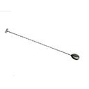Barfly Gun Metal Black Bar Spoon with Muddler, 15 3/4 inch