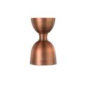 Barfly Antique Copper Heavy-Duty Straight Rim Bell Jigger, 1 x 2 Ounce