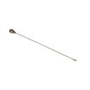 Barfly Antique Copper Classic Bar Spoon with Teardrop End, 19 5/8 inch