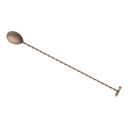 Barfly Antique Copper Bar Spoon with Muddler, 11 13/16 inch
