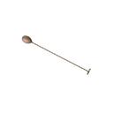 Barfly Antique Copper Bar Spoon with Muddler, 11 13/16 inch