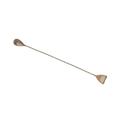 Barfly Antique Copper Bar Spoon with Strainer End, 15 3/4 inch