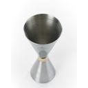 Barfly Stainless Steel Banded Cocktail Measuring Jigger, 1 x 2 Ounce