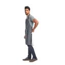 Mercer Culinary Metro Edge Blue Indigo Denim Flannery Bib Apron