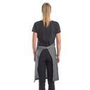 Mercer Culinary Metro Edge Server Black Denim Flannery Bib Apron