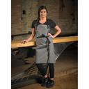 Mercer Culinary Metro Edge Server Odin Light Gray Bib Apron
