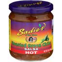 Sadie Roasted Green Chile Hot Salsa, 16 Ounce -- 12 per case