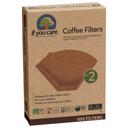 If You Care Number 2 Unbleached Coffee Filter, 100 count -- 12 per case