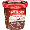 Straus Family Creamery Organic Dutch Chocolate Ice Cream, 1 Pint -- 8 per case