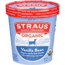 Straus Family Creamery Organic Vanilla Bean Ice Cream, 1 Pint -- 8 per case