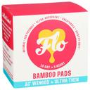 Flo Winged Ultra Thin Bamboo Pad, 15 count -- 8 per case