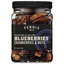 Ferris Coffee and Nut Roasted Salted Blueberries and Cranberries and Nuts, 16 Ounce -- 12 per case