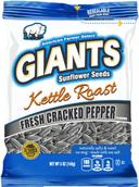 Giants Fresh Cracked Pepper Kettle Roast Sunflower Seed, 5 Ounce -- 8 per case
