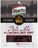 Oberto Founders Reserve Pale Ale Natural Beef Jerky, 3 Ounce -- 8 per case.