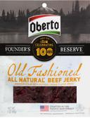 Oberto Founders Reserve Old Fashioned and Pale Ale Natural Beef Jerky, 3 Ounce -- 24 per case