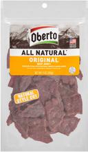 Oberto Mixed 10 Original/5 Teriyaki Beef Jerky - Tower, 9 Ounce -- 15 per case.