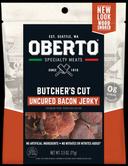 Oberto Butchers Cut Uncured Bacon Jerky - Clipstrip, 2.5 Ounce -- 12 per case