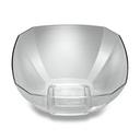 Party Tray Square Clear Punch Bowl, 12 Quart -- 6 per case.