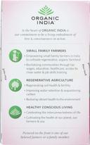 Organic India Tulsi Infusion Hibiscus Tea, 18 tea bags per pack -- 6 per case