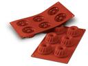 Silikomart SiliconFlex Alimentary Silicone 8 Cavities Kougloff Mold, 2.16 x 1.41 inch Height Cavity