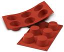 Silikomart SiliconFlex Alimentary Silicone 11 Cavities Muffin Mold, 2.01 inch x 1.1 inch Height Cavity