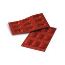 Silikomart SiliconFlex Alimentary Silicone 9 Cavities Madeleine Mold, 2.68 x 1.77 inch Height Cavity
