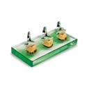 Silikomart SiliconFlex Number 24 Small Square Savarin Mold, 1.29 inch Length 1.29 inch Width x 0.78 inch Height Cavity