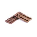 Silikomart EasyChoc Alimentary Silicone 12 Cavities Christmas Mold, 1.34 inch Length x 1.34 inch Width x 0.73 inch Height