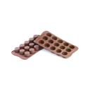 Silikomart EasyChoc Alimentary Silicone 15 Cavities Praline Mold, 8.50 x 4.33 x 0.75 inch