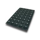Silikomart Black Silicone 40 Cavities Florentins Mold, 24 x 16 x 1.5 inch