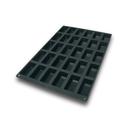 Silikomart Black Silicone 30 Cavities Mini Cake Mold, 24 x 16 x 1.5 inch