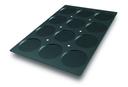Silikomart Black Silicone 12 Cavities Disco Mold, 24 x 16 x 3 inch