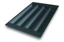 Silikomart Black Silicone 4 Cavities Tronco Mold, 24 x 16 x 3 inch