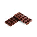 Silikomart EasyChoc Alimentary Silicone 15 Cavities Fantasia Mold, 8.50 x 4.33 x 0.75 inch