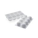 Silikomart CurveFlex Silicone 8 Cavities Truffles Mold, 13.1 x 7 x 2.4 inch