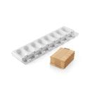 Silikomart SteccoFlex Silicone 8 Cavity Ice Cream Mini Pop Mold Set, set of 2