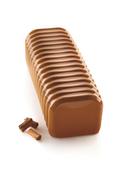 Silikomart TortaFlex Silicone Single Cavities Bandoneon Mold, 10 inch Length x 3.75 inch Width x 3.42 inch Height