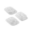 Silikomart Thermoformed Six Santa Claus Chocolate Mold, 248 x188 Millimeter