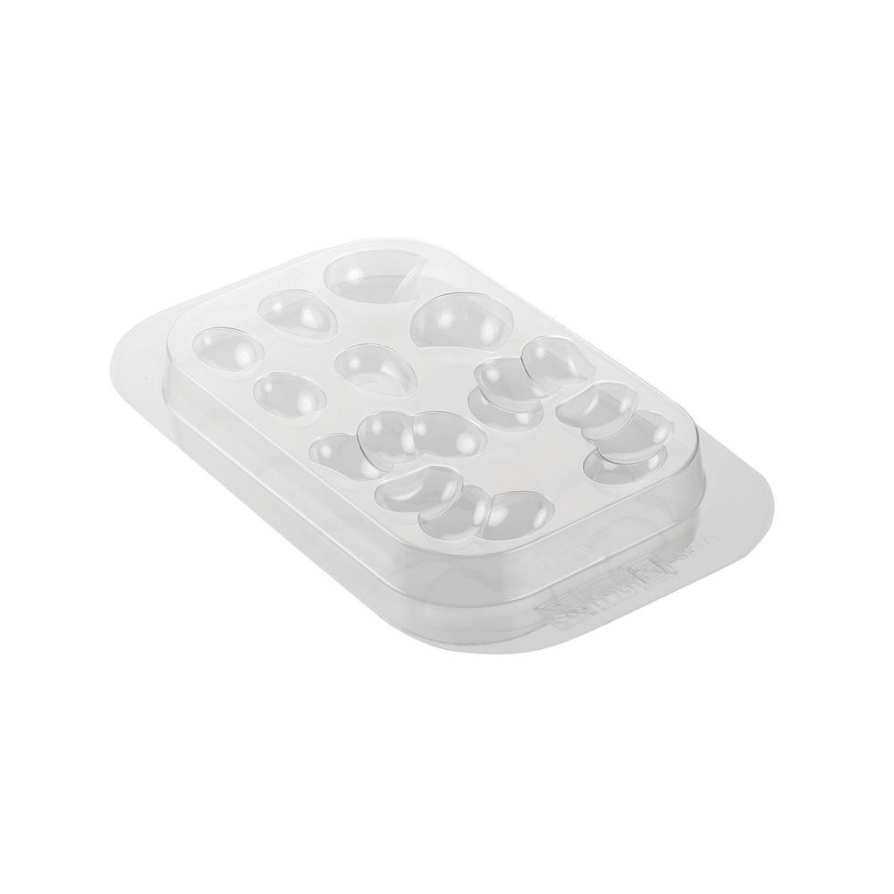 Silikomart Thermoformed Five Rudolf Chocolate Mold, 147 x 236 Millimeter