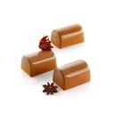 Silikomart CurveFlex Silicone 8 Cavities Buchette Mold, 3 inch Length 2 inch Width x 1 3/4 inch Height Cavity