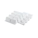Silikomart CurveFlex Silicone 8 Cavities Buchette Mold, 3 inch Length 2 inch Width x 1 3/4 inch Height Cavity