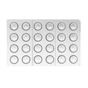 Silikomart Chocado 24 Cavities Dome Kit Trïtan and Silicone Mold, 0.70 x 0.90 inch Cavity