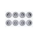 Silikomart Kiku 70 8 Cavities Silicone Mold, 2.28 x 1.45 inch Cavity