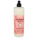 Mrs Meyers Rose Scent Liquid Dish Soap, 16 Fluid Ounce -- 6 per case