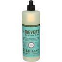 Mrs Meyers Basil Scent Liquid Dish Soap, 16 Ounce -- 6 per case