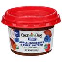 Once Upon a Farm Organic Apple Blueberry Sweet Potato Baby Food, 4 Fluid Ounce -- 8 per case