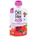 Once Upon a Farm Organic Apple Carrot Beet Ginger 6 Month Plus Baby Food, 3.2 Fluid Ounce -- 8 per case
