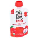 Once Upon a Farm Organic Apple Sweet Potato Baby Food, 3.2 Fluid Ounce -- 8 per case