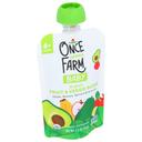 Once Upon a Farm Organic Apple Banana Spinach Avocado 6 Month Plus Baby Food, 3.2 Fluid Ounce -- 8 per case