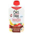 Once Upon A Farm Organic Strawberry Banana Coconut Milk Yogurt Alternative, 3.2 Ounce -- 8 per case.